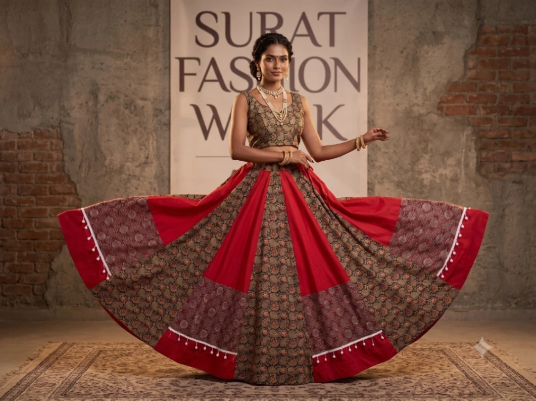 Exclusive Designer Pure Cotton Kalidar Chaniya Choli Set ✨