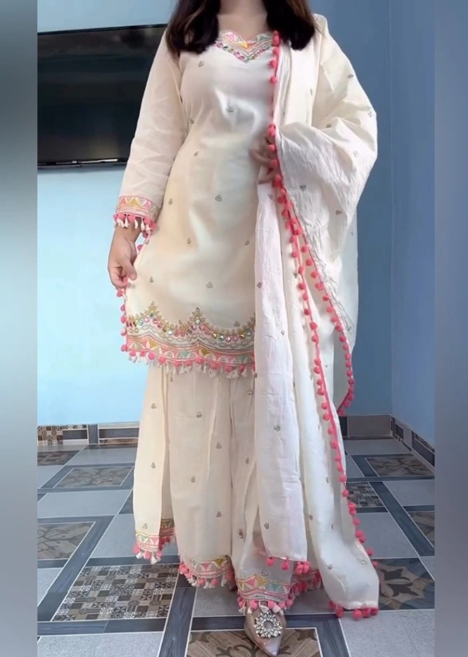 LOOKY FENCY PAIR WITH DUPATTA SET FOR WOMAN